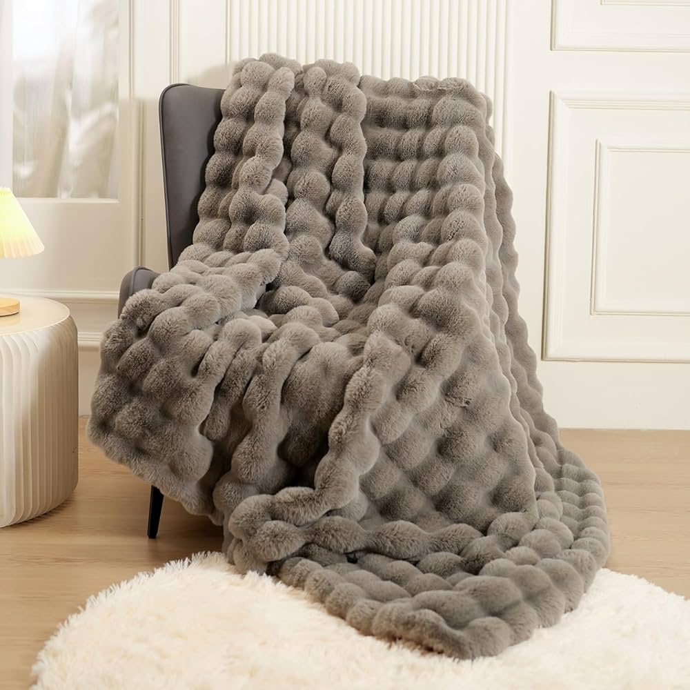 Rabbit Fur Blanket